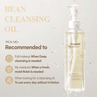 Mixsoon Bean Cleansing Oil 195 ml - Make Up Removers
