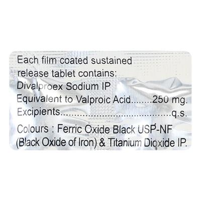 Valkem OD 250mg Tablet 10'S - Epilepsy/Convulsion-Ant