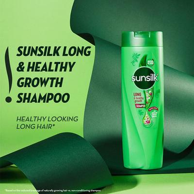Sunsilk Long And Healthy Growth Shampoo for Healthy Looking and Long hair 180 ml - Shampoos