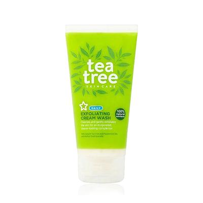 Superdrug Teatree Exfoliating Cream Wash 150 ml - Shower Gels & Body Wash