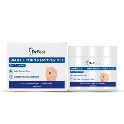 Dr Foot Wart & Corn Remover Gel 50 gm - Foot Creams & Lotions
