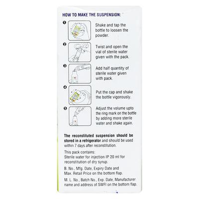 Zipod 50mg Dry Syrup 30ml - Bacterial Infections-Cep