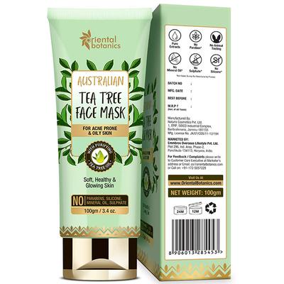 Oriental Botanics Australian Tea Tree Face Mask 100 gm - Masks & Peels
