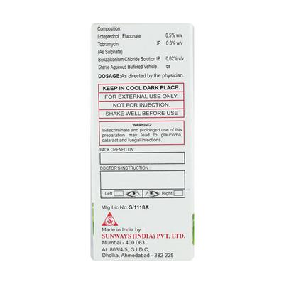 Nebracin LP Ophthalmic Suspension 5ml - Eye Infections-Eaa
