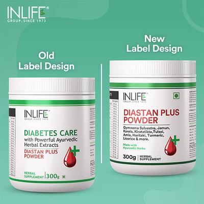 INLIFE Diastan Plus Diabetic Care Powder 300 gm - Diabetes (Fitness)