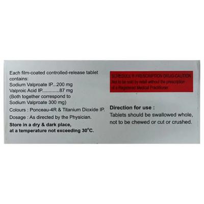 VALPRID CR 300 Tablet 15's - Epilepsy/Convulsion-Ant