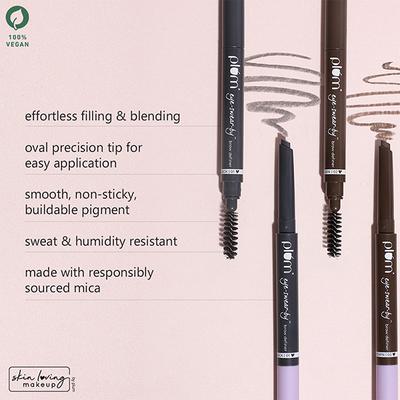 Plum Eye-Swear-By Brow Definer With Vitamin E - Umber Brown 02 0.3 gm - Eyebrow Pencils & Enhancers
