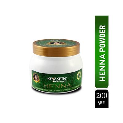 Keya Seth Aromatherapy Henna Herbal Hair Colour with Natural Conditioner Powder 200gm - Henna