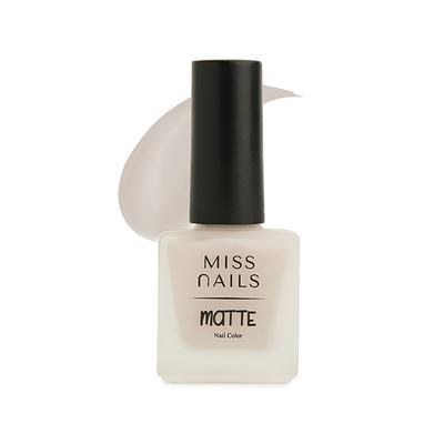 Miss Nails Matte Nail Color Jade Rose 8 ml - Nail Polish