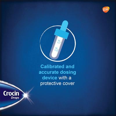 Crocin Peppermint Flavour Drops 15ml - Fever-Ana