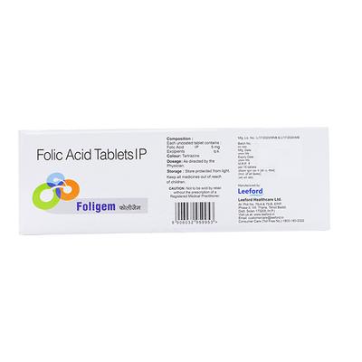 Foligem Tablet 15'S - Iron Supplement/Anaemia-Vma