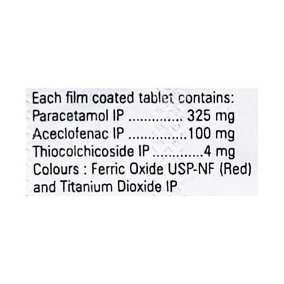 Anaflam TH 4mg Tablet 10'S - Muscle Spasm-Mus