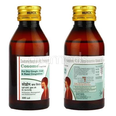 Cosome Syrup 100ml - Cough And Cold-Cou