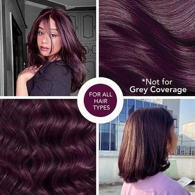 Paradyes Semi Permanent Velvet Burgundy Glossy Hair tint Enriched with Herbal Extracts 160 gm - Crème