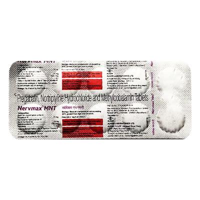 NERVMAX MNT Tablet 10's - Neuropathic Pain-Dru