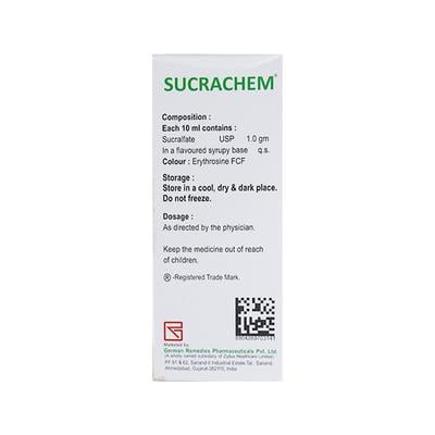 SUCRACHEM Suspension 200ml - Ulcer/Reflux/Flatulence-Aaa