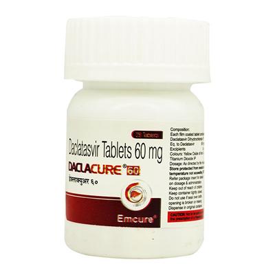 Daclacure 60mg Tablet 28'S - Viral infections-Ant