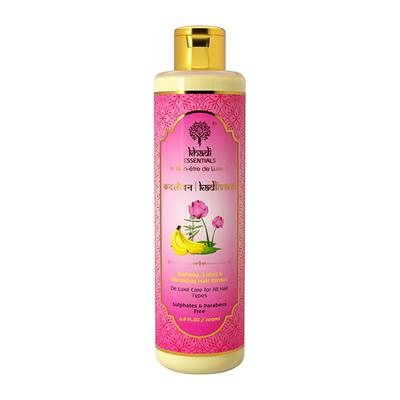 Khadi Essentials Kadlivana Mild Hair Rinser - Banana, Lotus & Bhringrajx 200 ml - Shampoos