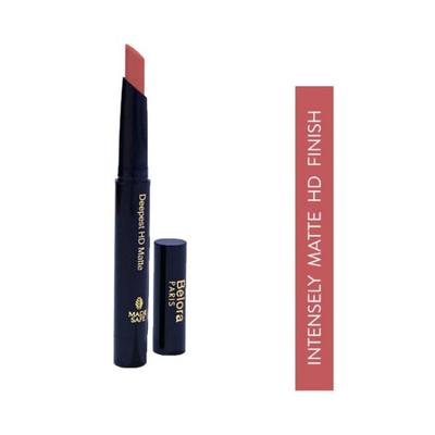 Belora Paris Deepest HD Matte Crayon Lipstick with Vit C Peaches n Cream 1.2 gm - Lip Crayons