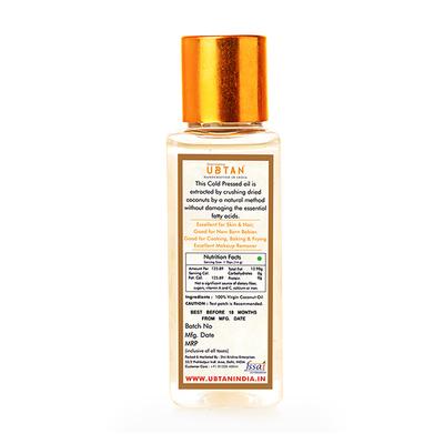 Rejuvenating UBTAN Cold Pressed Oil - Extra Virgin Coconut Oil 50 ml - Essential Oils