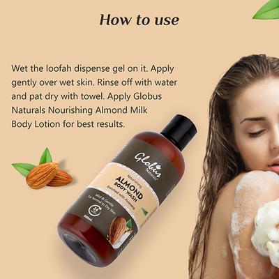 Globus Naturals Nourishing Almond Milk Body Wash 300 ml - Shower Gels & Body Wash