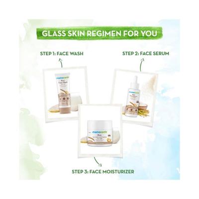 Mamaearth Rice Gel Face Moisturizer with Rice Water & Niacinamide for Glass Skin 24h Hydration 100ml - Face Moisturizers