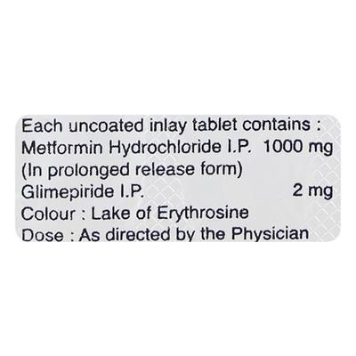 METRIDE DS 2mg Tablet 15's - Diabetes-Ant