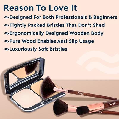 Gubb Spotlight Kit Set Of 3 (Blush, Fan & Buffer) 1's - Face Brush