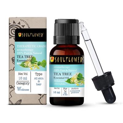 Soulflower TeaTree Essential Oil 15 ml - Essential Oils