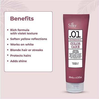 Silky Technobasics .01 Antiyellow Shampoo 1000 ml - Shampoos