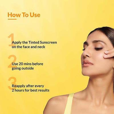 Fixderma Shadow Tinted Sunscreen Deep SPF 50 PA+++ - UVA & UVB Protection, All Skin Types 30 gm - Face Sunscreen