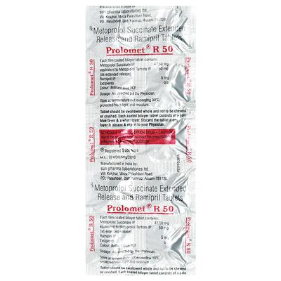Prolomet R 50mg Tablet 10'S - Hypertension-Bet