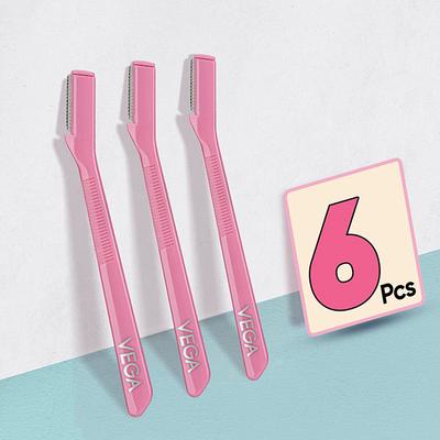 Vega Eyebrow Shaper Set, Pink 2's - Face Brush