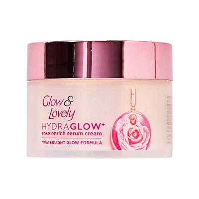 Glow & Lovely Hydraglow Rose Enrich Serum Cream 25 gm - Lotions & Creams