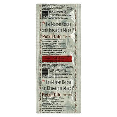 PETRIL LITE Tablet 10's - Anxiety-Anx