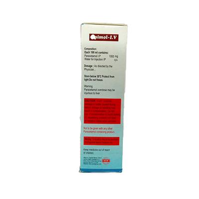 OPIMOL IV 1000mg Infusion 100ml - Fever-Ana