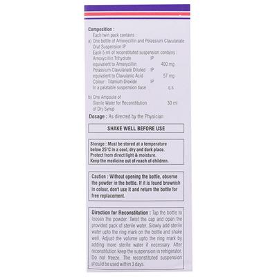 HHAMCLAV DS Dry Syrup 30ml - Bacterial Infections-Pen