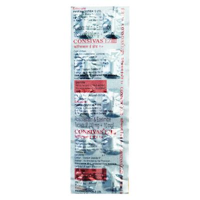 CONSIVAS EZ 10 Tablet 10's - High Cholesterol-Dys