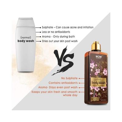 Wow Life Science Japanese Cherry Blossom Foaming Body Wash 250 ml - Shower Gels & Body Wash