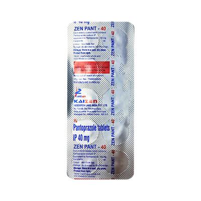 ZENPANT 40 Tablet 10's - Ulcer/Reflux/Flatulence-Aaa