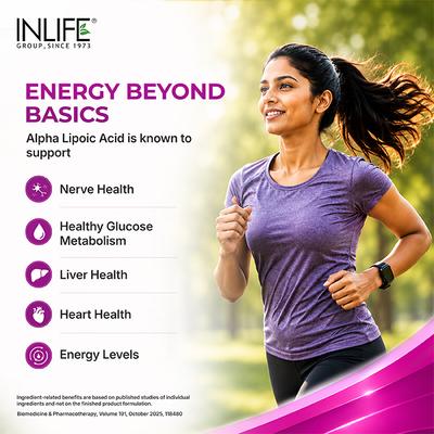 INLIFE Alpha Lipoic Acid Capsules 60's - Diabetes (Fitness)
