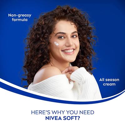 Nivea Soft Light Moisturising Cream 100 ml - Lotions & Creams