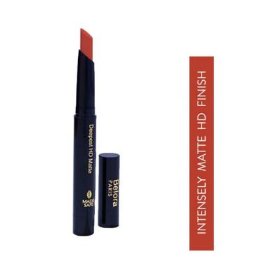Belora Paris Deepest HD Matte Crayon Lipstick with Vit C Pillow Talk 1.2 gm - Lip Crayons