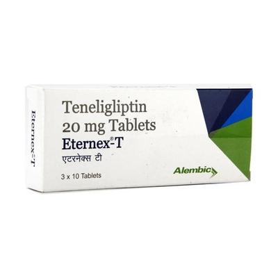 Eternex T 20mg Tablet 10'S - Diabetes-Ant
