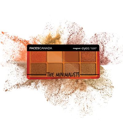 Faces Canada Magneteyes 8 Highly Pigmented Shades Eyeshadow Palette - The Minimalists Smooth 6.4gm - Eye Shadow Palettes
