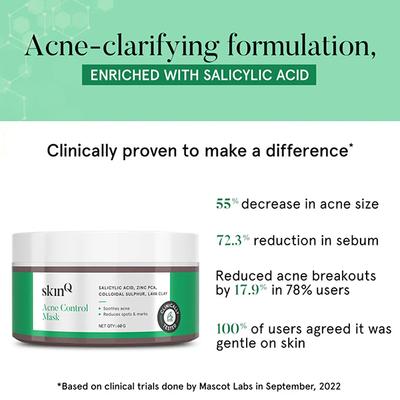 SkinQ Acne Control Wonder Mask 60 gm - Face Packs