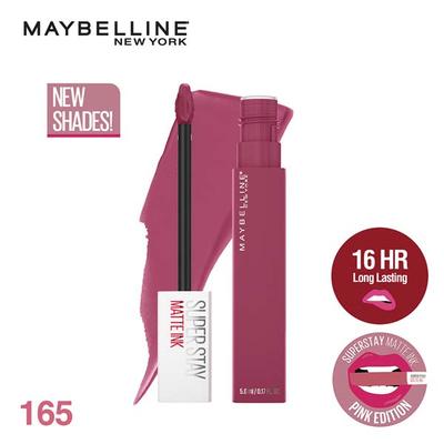 Maybelline New York Super Stay Matte Ink Liquid Lipstick x Pinks Edition, 165 Successful 5 ml - Lipsticks