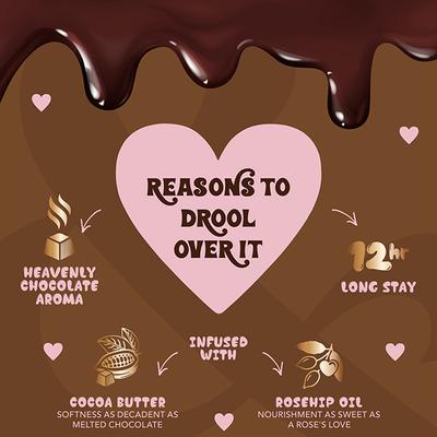 Blue Heaven Cookie & Crush Chocolate-Flavored Soft-Matte Lipstick, Dark Chocolate 3.4 gm - Lipsticks