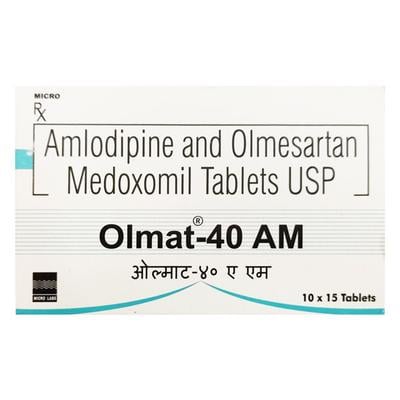 OLMAT 40 AM Tablet 15's - Hypertension-Ang