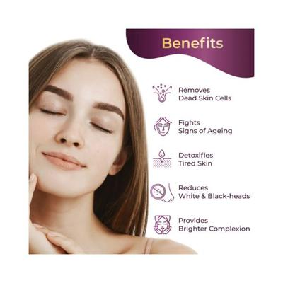 Pilgrim Red Vine Face Scrub 50 gm - Scrubs & Exfoliants